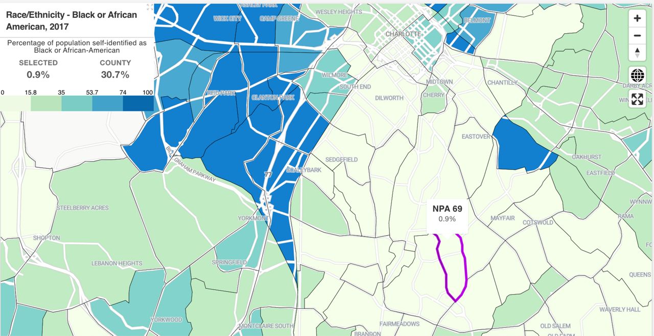 The racial history of housing in Charlotte.